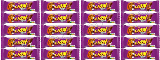 20 x LION BROWNIE STYLE Crisp & Creamy Chocolate Bars Sweets European Candy