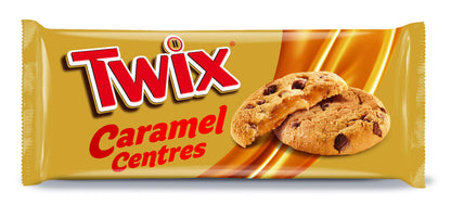 2 x TWIX Caramel Filled Cookies with Chocolate Bits European Snacks 144g 5oz