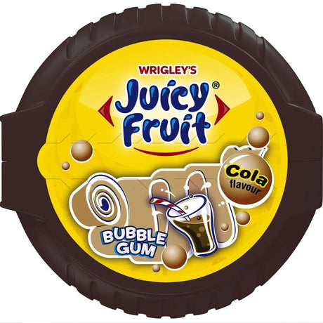 WRIGLEYS JUICY FRUIT COLA Flavor Bubble Gum Roll Party Candy Sweets 56g