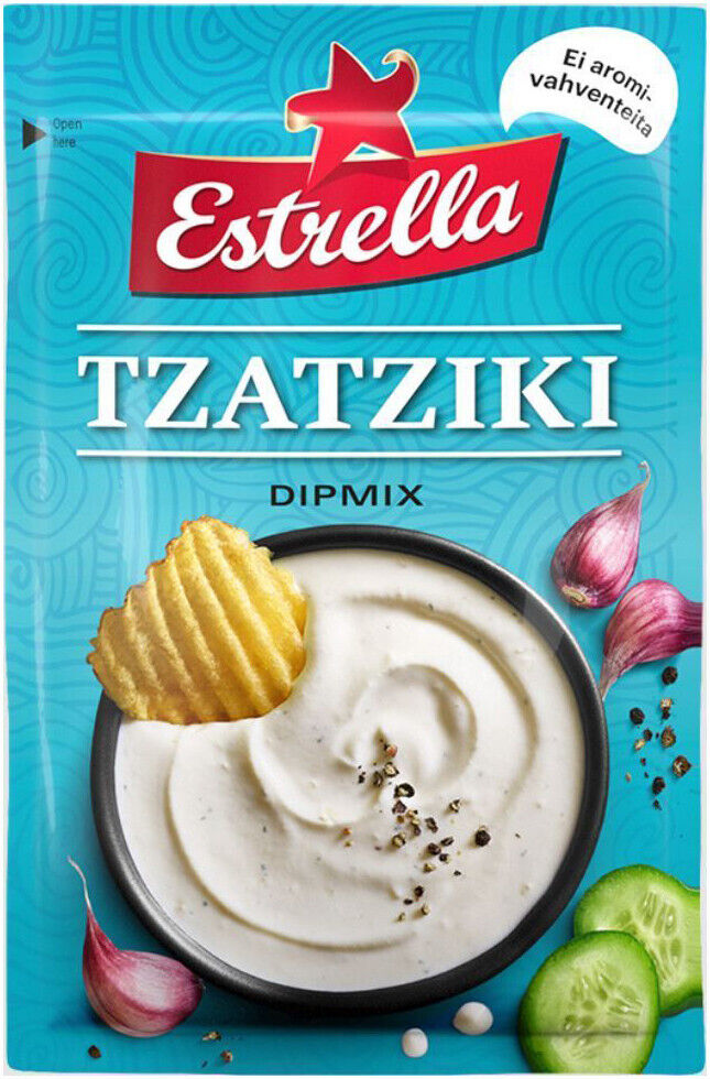 10 ESTRELLA TZATZIKI Dipmix Dipping Sauce Spice Mix for Potato Chips