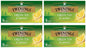 4 x TWININGS GREEN TEA & LEMON Tea Infusion (100 servings)