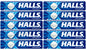 10 x HALLS COOLWAVE Menthol Eucalyptus Flavor Pastilles Refreshing Candy