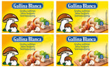 4 x GALLINA BLANCA MUSHROOM Soup Cubes Bouillon Broth 80g 2.8oz