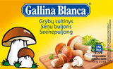 4 x GALLINA BLANCA MUSHROOM Soup Cubes Bouillon Broth 80g 2.8oz