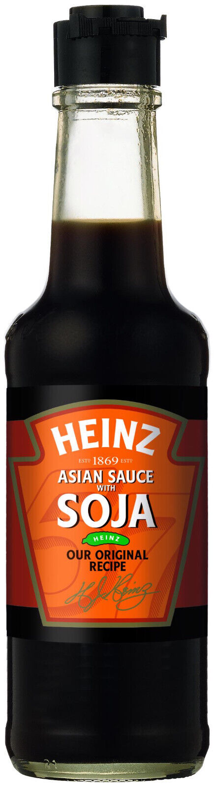 3 x HEINZ ASIAN SOY SAUCE Original Recipe Glass Bottle 150ml 5.1fl oz