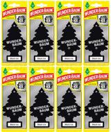 8 WUNDER BAUM BLACK ICE Car Scents Hanging Little Trees Air Freshener