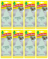 8 WUNDER BAUM FROSTED PINE Car Scents Hanging Little Trees Air Freshener
