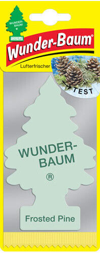 8 x WUNDER BAUM FROSTED PINE Car Scents Hanging Little Trees Air Freshener