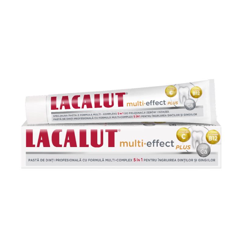 4 LACALUT MULTI-EFFECT PLUS Daily Toothpaste with Vitamins & Minerals 75ml
