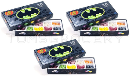 JELLY BELLY BATMAN EDITION 10 Assorted Flavors Party Candy Sweets Box 3x 125g