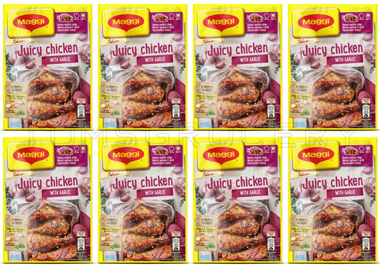 MAGGI IDEA JUICY CHICKEN with Garlic Quick Marinade Seasoning Spice Mix 8x30g