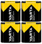 4 VARTA SUPER HEAVY DUTY 3R12 4.5V Zinc Carbon Batteries