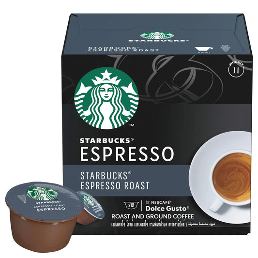 STARBUCKS ESPRESSO ROAST Dolce Gusto Compatible Coffee Capsules Pods Box