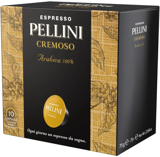 PELLINI ESPRESSO CREMOSO Dolce Gusto Compatible Coffee Capsules Pods