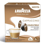 LAVAZZA CAPPUCCINO Dolce Gusto Compatible Coffee Capsules Pods Box