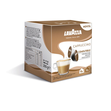 LAVAZZA CAPPUCCINO Dolce Gusto Compatible Coffee Capsules Pods Box