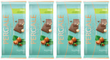 4 PERGALE MILK CHOCOLATE Bars with Whole Hazelnuts 85g 3oz