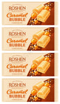 ROSHEN CARAMEL BUBBLE CHOCOLATE Bars Ukrainian Sweets Candy Snacks 4x 80g 2.8oz