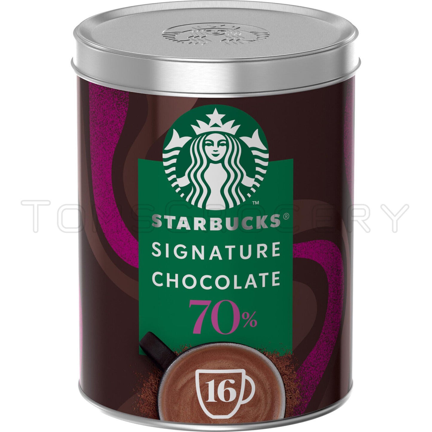 STARBUCKS SIGNATURE CHOCOLATE 70% Instant Drink Powder Tin 300g 10.6oz