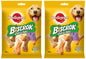 2 PEDIGREE BISCROK ORIGINAL Dog Treats Biscuits with Vitamins & Minerals 200g