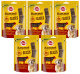 PEDIGREE RANCHOS BEEF SLICES Natural Dog Treats Chews 5x 60g 2.1oz