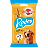 PEDIGREE RODEO CHICKEN STICKS Dog Treats Chews with Vitamins & Minerals 3x 123g