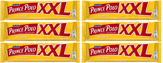 6 PRINCE POLO XXL Classic Wafers European Candy Snacks Sweets 50g 1.7oz