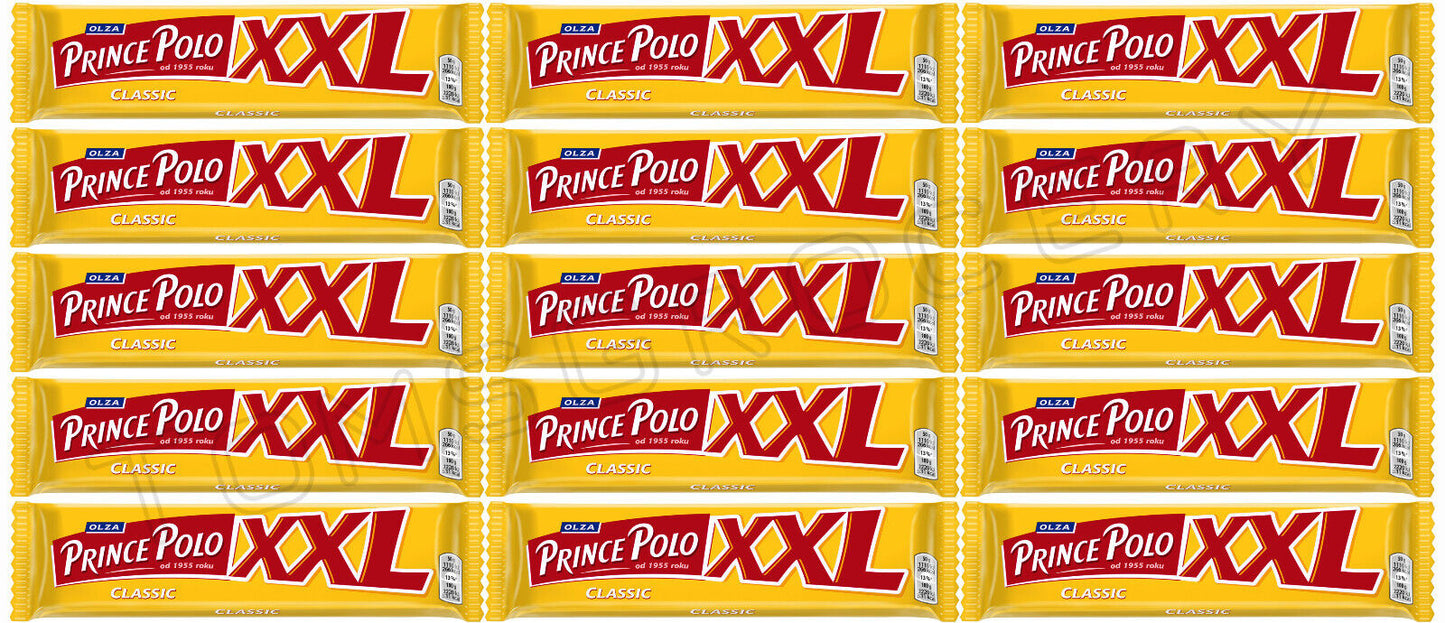 15 PRINCE POLO XXL Classic Wafers European Candy Snacks Sweets 50g 1.7oz
