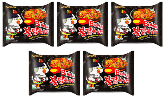 SAMYANG BULDAK HOT CHICKEN Flavor Korean Ramen Instant Noodles 5x 140g