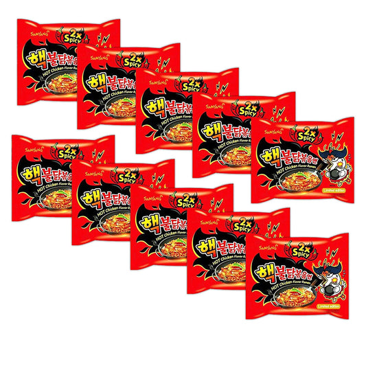 SAMYANG BULDAK 2X SPICY HOT CHICKEN Flavor Korean Ramen Instant Noodles 10x 140g