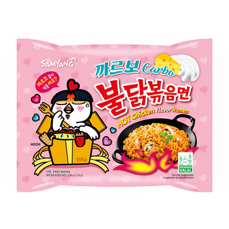 SAMYANG BULDAK HOT CHICKEN CARBONARA Flavor Korean Ramen 140g