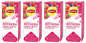 4 LIPTON REFRESH FOREST FRUITS Flavor Black Tea Boxes (100 servings)