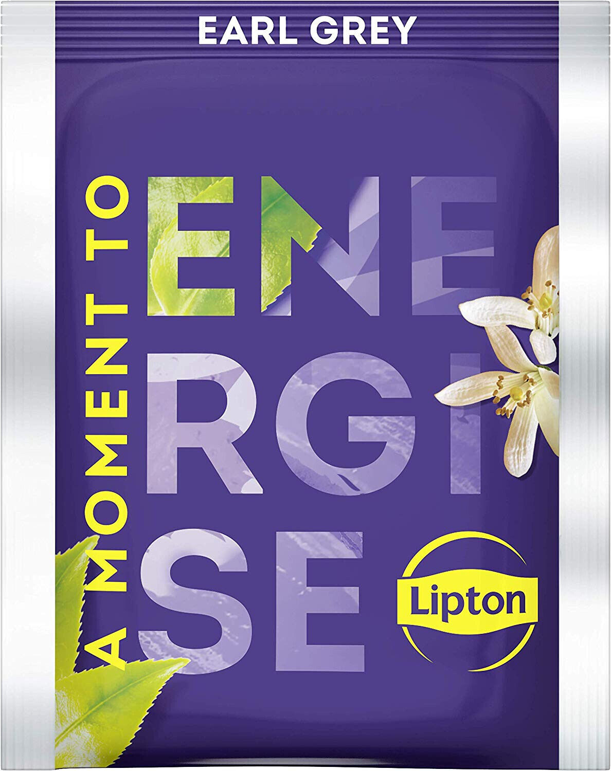4 LIPTON ENERGISE EARL GREY Black Tea Boxes (100 servings)