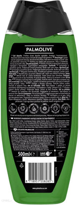 3 PALMOLIVE MEN FOREST FRESH 3in1 Shampoo Shower Gel Sage & Juniper 500ml