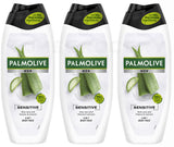 3 PALMOLIVE MEN SENSITIVE 2in1 Shower Gel Aloe Vera & Vitamin E Extracts 500ml