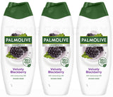 3 PALMOLIVE SMOOTHIES VELVETY BLACKBERRY Moisturizing Milk Shower Cream 500ml