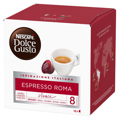 3 NESCAFE ESPRESSO ROMA VIVACE Dolce Gusto Coffee Capsules Pods Boxes New