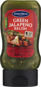 SANTA MARIA GREEN JALAPENO RELISH Topping Sauce 300g