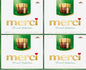 4 MERCI CRUHCY ALMOMD CHOCOLATE ASSORTMENT Gourmet Selection German Sweets 250g