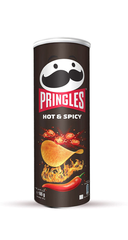 PRINGLES HOT & SPICY Chili Flavor Potato Chips Snacks 165g