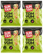 4 SUN YAN TOM YUM Instant Ramen Noodles Snacks Soup 65g 2.3oz