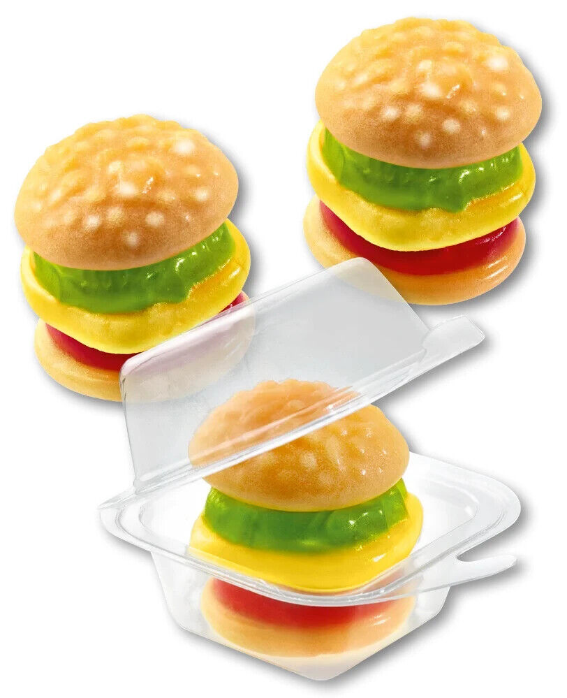 TROLLI PARTY BURGER Minis Natural Gummies German Sweets Candy Treats 170g 6oz