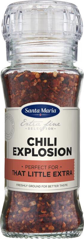 SANTA MARIA CHILI EXPLOSION Seasoning Spice Grinder Extra Fine Blend 3x 70g