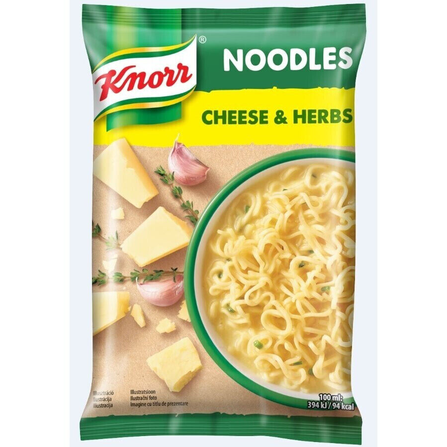 10 KNORR CHEESE & HERBS Flavor Ramen Instant Noodles European Snacks
