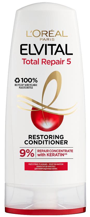 L'OREAL ELVITAL TOTAL REPAIR RESTORING SHAMPOO & CONDITIONER for Damaged Hair