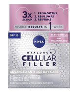 NIVEA HYALURON CELLULAR FILLER Anti Age Face Cream For All Skin Types 50ml