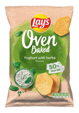 5 LAYS Oven Baked Yoghurt with Herbs Flavor Potato Chips 110g 3.88oz
