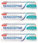 4 SENSODYNE DEEP CLEAN Sensitivity Protection Daily Toothpaste 75ml