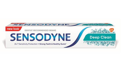 4 SENSODYNE DEEP CLEAN Sensitivity Protection Daily Toothpaste 75ml
