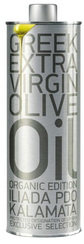 ILIADA ORGANIC PDO KALAMATA Greek Extra Virgin Olive Oil 500ml 16.9 fl oz